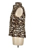 Lands' End 100% Polyester Animal Print Gold Faux Fur Vest Size 7 - photo 5