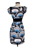 Hype Graphic Gray Cocktail Dress Size 2 - photo 2