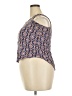 Xhilaration 100% Rayon Blue Sleeveless Blouse Size XXL - photo 5