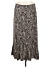 SJS Animal Print Black Casual Skirt Size L - photo 1