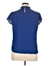 Unbranded Blue Short Sleeve Blouse Size XL - photo 2