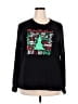 Holiday Time Black Sweatshirt Size 20 - photo 1