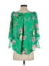 Status by Chenault Green 3/4 Sleeve Blouse Size S - photo 2