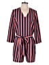 Banana Republic 100% Polyester Stripes Red Romper Size 4 - photo 1