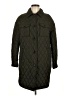 MICHAEL Michael Kors 100% Polyester Green Coat Size M - photo 1