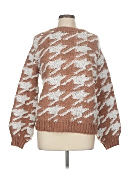 Line & Dot Pullover Sweater