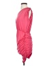 Unbranded Solid Pink Cocktail Dress Size S - photo 5