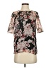 Vince Camuto 100% Polyester Black Short Sleeve Blouse Size XS - photo 1