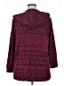 Torrid 100% Polyester Burgundy Cardigan Size 1X Plus (1) - photo 2