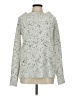 Hinge 100% Polyester Silver Ivory Pullover Sweater Size M - photo 1
