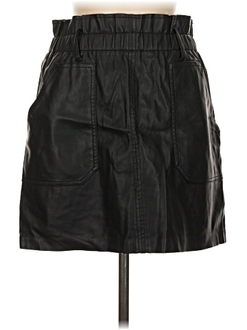 Zara TRF Faux Leather Skirt (view 1)