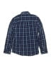 J. Khaki 100% Cotton Plaid Blue Long Sleeve Button-Down Shirt Size M (kids) - photo 2