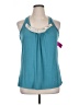Eyeshadow Teal Sleeveless Blouse Size XL - photo 1