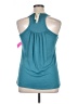 Eyeshadow Teal Sleeveless Blouse Size XL - photo 2
