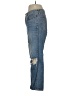 Topshop 100% Cotton Graphic Blue Jeans Size 28 waist - photo 5