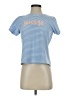 Assorted Brands 100% Cotton Stripes Blue Short Sleeve Turtleneck Size S - photo 1
