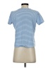 Assorted Brands 100% Cotton Stripes Blue Short Sleeve Turtleneck Size S - photo 2