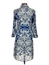 CAbi 100% Polyester Paisley Blue Casual Dress Size XS - photo 2