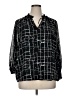 Calvin Klein 100% Polyester Black 3/4 Sleeve Blouse Size XL - photo 1