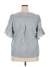 Unbranded Silver Short Sleeve Top Size 2X - photo 2