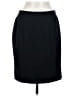 Ellen Tracy Solid Black Casual Skirt Size M - photo 1