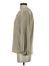 Ann Taylor 100% Polyester Metallic Silver Long Sleeve Blouse Size XS - photo 5