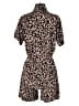 H&M 100% Viscose Animal Print Tan Romper Size S - photo 2