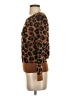 Ann Taylor Factory Animal Print Brown Pullover Sweater Size S (petite) - photo 5