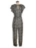 Anthropologie Paisley Gray Black Jumpsuit Size 2 - photo 2