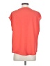 Banana Republic 100% Polyester Orange Short Sleeve Blouse Size S - photo 2