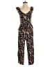 Ann Taylor LOFT 100% Rayon Floral Black Jumpsuit Size 2 (petite) - photo 1