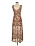 Louna Animal Print Brown Casual Dress Size M - photo 2