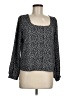 Wishlist Apparel 100% Polyester Black Long Sleeve Blouse Size M - photo 1