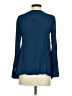 Maeve 100% Rayon Blue Long Sleeve Blouse Size 0 - photo 2