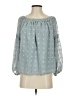 ePretty 100% Polyester Blue 3/4 Sleeve Blouse Size S - photo 1