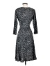 Leota Polka Dots Gray Casual Dress Size S - photo 2