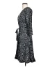 Leota Polka Dots Gray Casual Dress Size S - photo 5