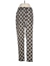 A.L.C. 100% Silk Print Gold Silk Pants Size 8 - photo 1