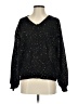 Unbranded 100% Polyester Stars Black Pullover Sweater Size S - photo 1