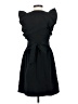 Aqua 100% Silk Solid Black Cocktail Dress Size XS - photo 2