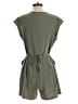 Emma & Michele Solid Color Block Tweed Green Romper Size S - photo 2