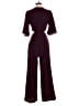 Zara Solid Burgundy Jumpsuit Size XS - photo 2
