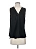Vince Camuto 100% Polyester Black Sleeveless Blouse Size S - photo 1
