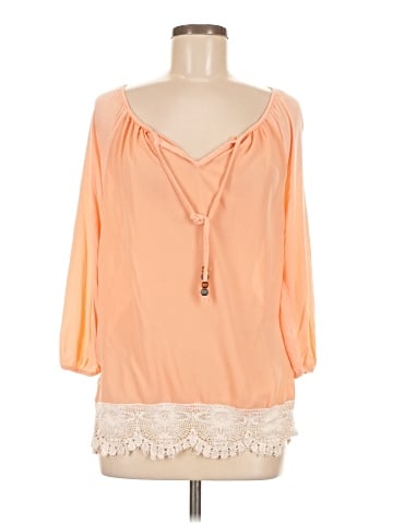 Jolt 3/4 Sleeve Blouse (view 1)