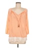Jolt Orange 3/4 Sleeve Blouse Size M - photo 1