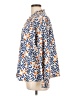 Phase Eight Print Orange Blue Long Sleeve Blouse Size L (estimated) - photo 5