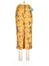 Love Tree 100% Rayon Floral Yellow Casual Pants Size L - photo 1