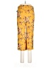 Love Tree 100% Rayon Floral Yellow Casual Pants Size L - photo 2