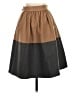 J.Crew Collection Color Block Brown Wool Skirt Size 00 (petite) - photo 2