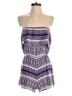 Charlotte Russe 100% Rayon Paisley Purple Romper Size M - photo 1